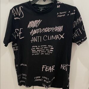 Forever 21 Black Graphic Tee